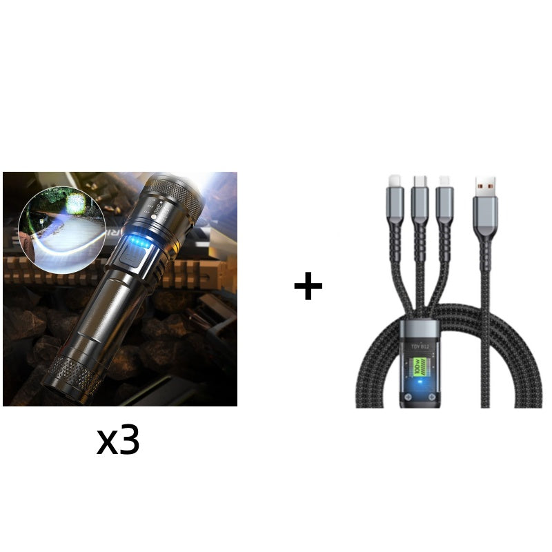 🔦49% OFF + BUY 2 GET 1 FREE! 💥 Super-powerful zoom flashlight – extremely bright & waterproof – perfect for outdoor use & emergencies!