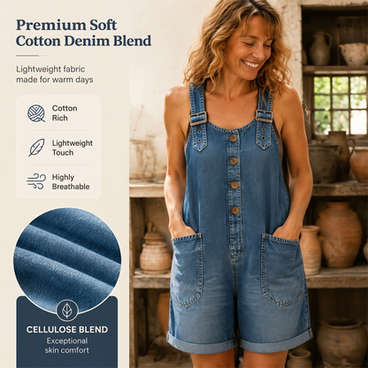 ⌛Limited-time Offer 50% OFF👍Women's Casual Denim Romper