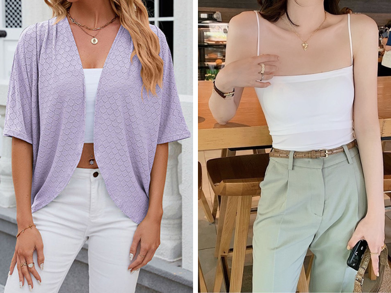 Open-Front Half-Sleeve Cardigan 🧥✨ – Minimalist Solid Colour, Lightweight, S-2XL