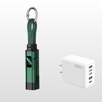 🔥HOT SALE50% OFF🔥4-in-1 Digital Display Keychain Charging Cable