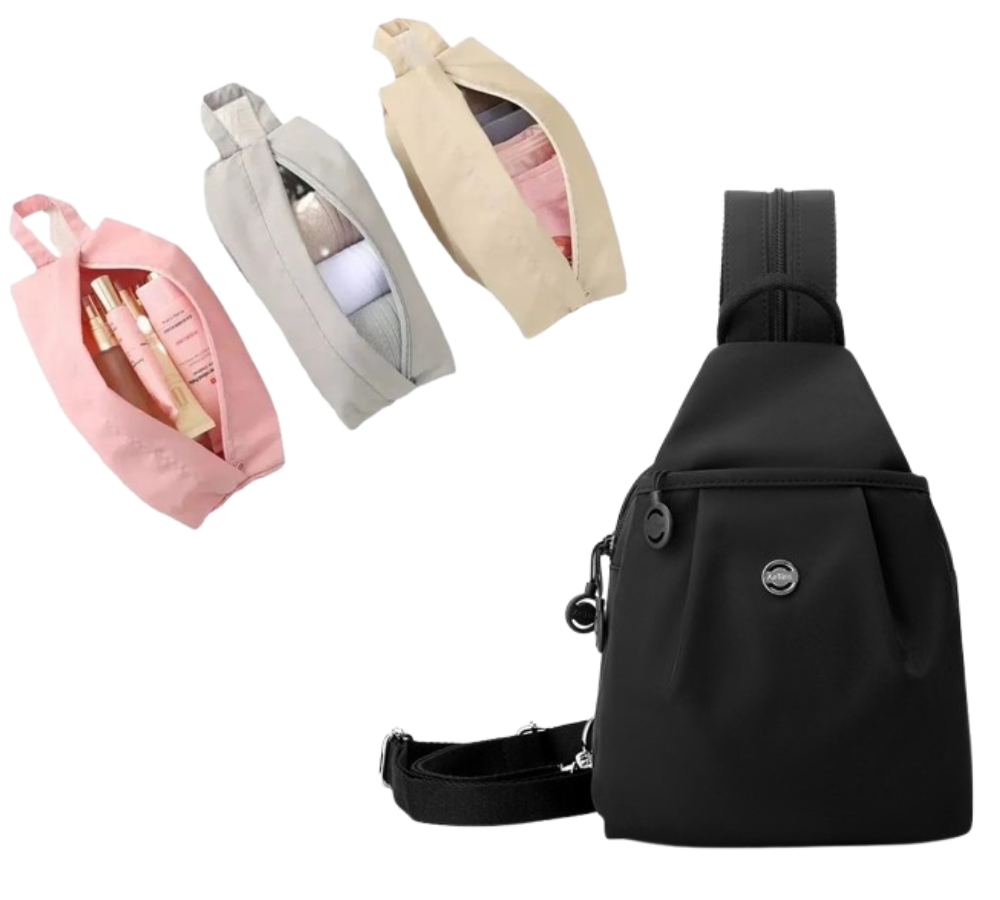 🔥Limited-time offer-Multi-Pocket Convertible Backpack & Crossbody Bag