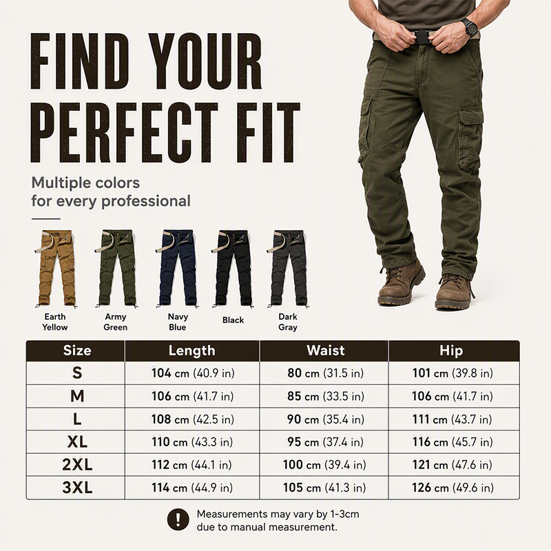 🔥 Utility Built In | Men’s Multi-Pocket Tactical Cargo Pants