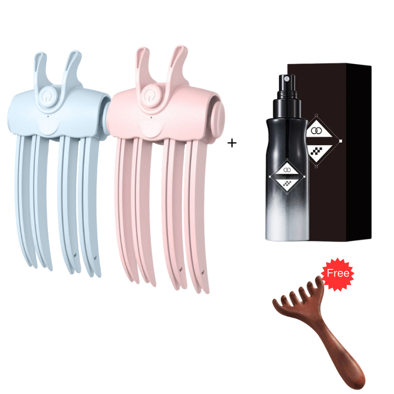🎉48K+ Sold 💇 Wireless Heated Volumizing Root Lift Clip, Portable Travel Hair Styling Tool for Flat Fine Hair