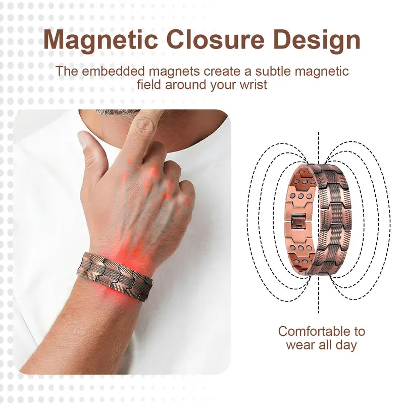 Copper Magnetic Bracelet- Relieve Fatigue And Promote Blood Circulation