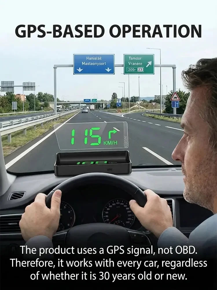 ⌛Limited-Time Offer-Head-Up Display (HUD) Car GPS Digital Speedometer