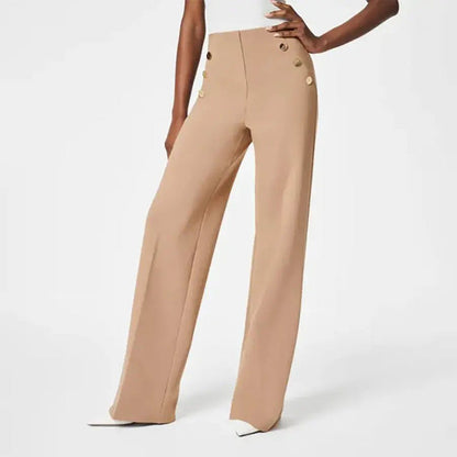 ⏳Limited Sale 57% OFF🌸Women's Plus Size High Stretch High-Waist Wide-Leg Pants