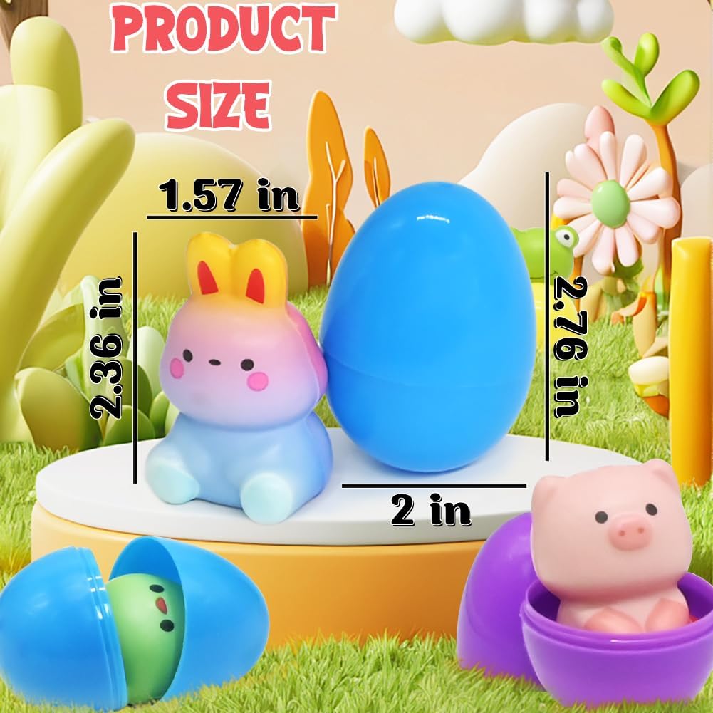 🔥Easter Best Gift 49% OFF-🎁24 PCS Easter Eggs Prefilled Slow Rising Squishy Toys