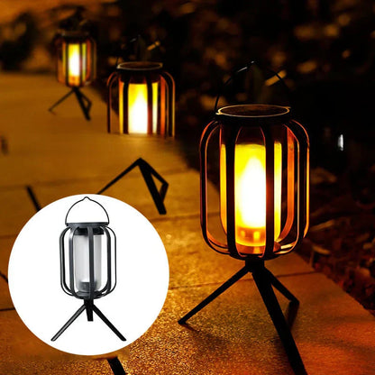 🔥Hot Sale 50% OFF🔥 Solar Lantern Outdoor Light with 4 Modes - USB Recharge Backup, Powerbank Function, Collapsible & Lightweight for Camping ⛺️