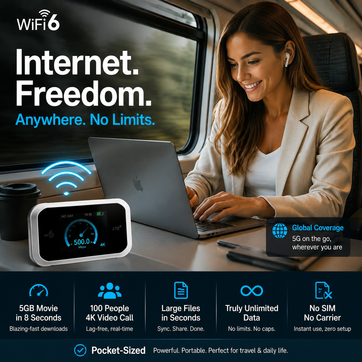 📶Limited-Time Offer-Mobile hotspot with full Wi-Fi coverage
