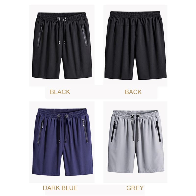 🔥2026 HOT SALE 49% OFF🔥Men's Plus Size Ice Silk Stretch Shorts