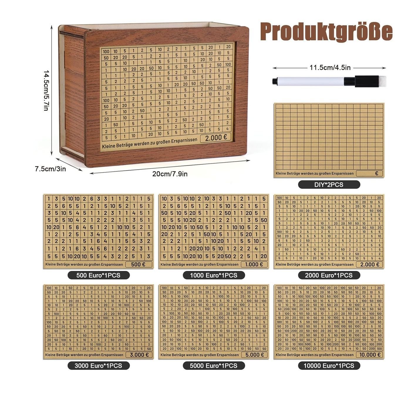 🎁 Hot Sale 49% OFF 🔥Wallet Fattening Program——Cash Vault Wooden Savings Box