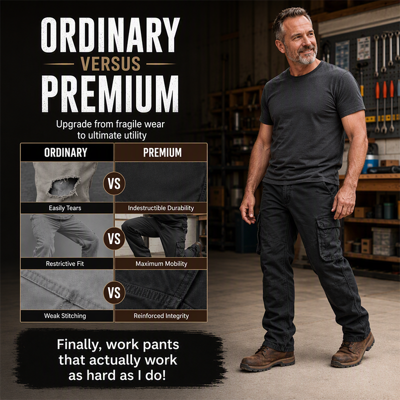 🔥 Utility Built In | Men’s Multi-Pocket Tactical Cargo Pants