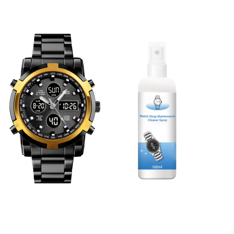 ⌚ 49% OFF NOW! 🪖 Men‘s Military Watch – Analog-Digital Display, Waterproof & Shock-Resistant 🛡️