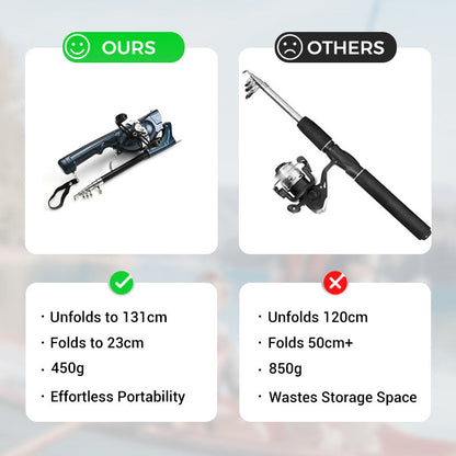 🔥Limited-time 50% off-Foldable Fishing Rod
