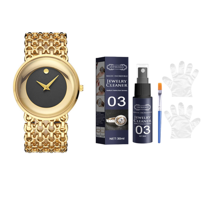 ⏳Time-Limited Special⏰Luxury Round Bracelet Watch Fashionable Women's Wristwatch