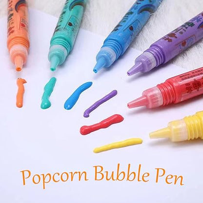 💥Surprise Price: Only £7.99!!🎁🔮Magic Pen – Draw 3D with one stroke!🎄 DIY Bubble Popcorn Drawing Pens& Buy 3 Pay 2 🔥