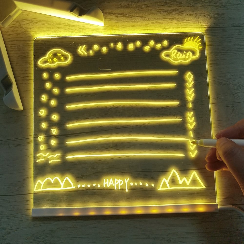 ✨LAST WEEK SPECIAL PRICE: $25.8!!⏳🎨Luminous Led Drawing Board For Children