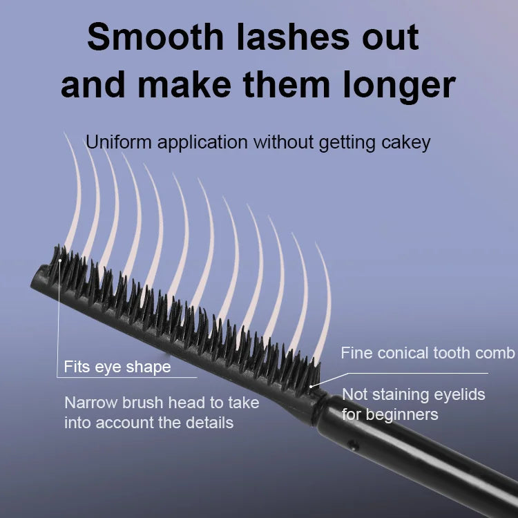 🔥 Hot Sale 50% OFF🔥🔥[Waterproof and Non-Smudging] Lengthening And Curling Long-lasting Mascara