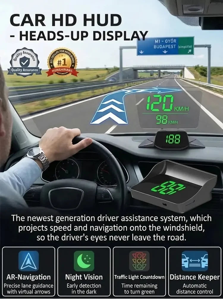 ⌛Limited-Time Offer-Head-Up Display (HUD) Car GPS Digital Speedometer