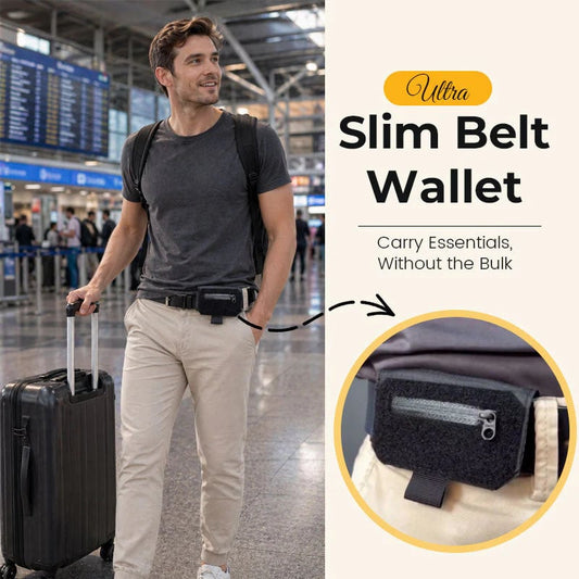 💳 50% OFF NOW!🛡️ Slim belt wallet – Slim and discreet – Perfect for travel and everyday use ✈️