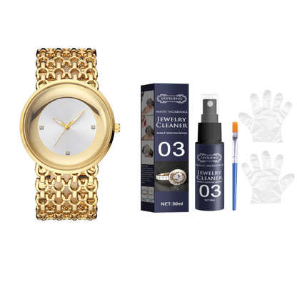 ⏳Time-Limited Special⏰Luxury Round Bracelet Watch Fashionable Women's Wristwatch