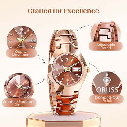🔥50% OFF FLASH SALE | Elegant Casual Waterproof Quartz Watch Women Gift