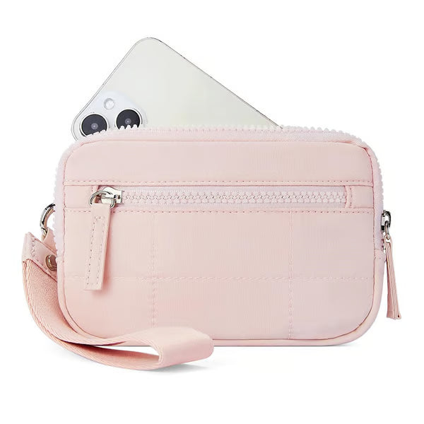 🔥Last Day 49% OFF | Puffer Wristlet Wallet Fits Phone💜