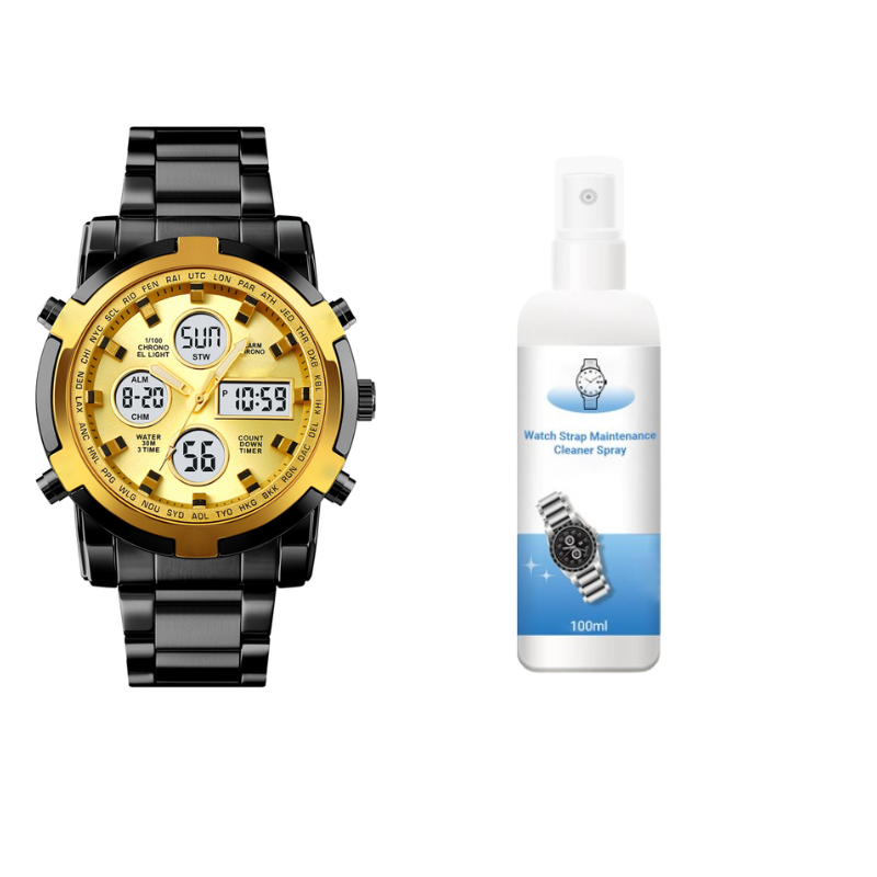 ⌚ 49% OFF NOW! 🪖 Men‘s Military Watch – Analog-Digital Display, Waterproof & Shock-Resistant 🛡️