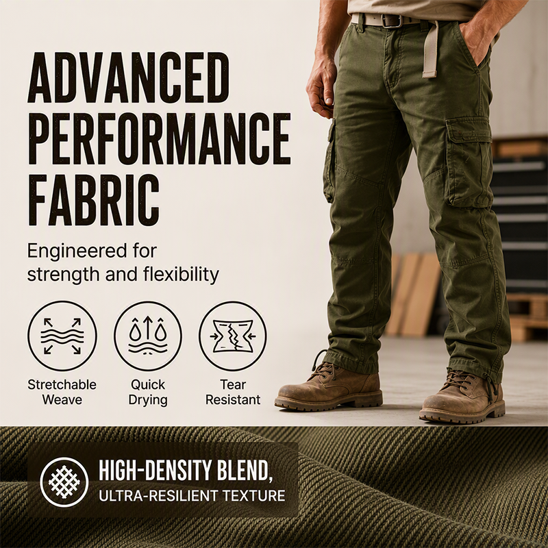 🔥 Utility Built In | Men’s Multi-Pocket Tactical Cargo Pants