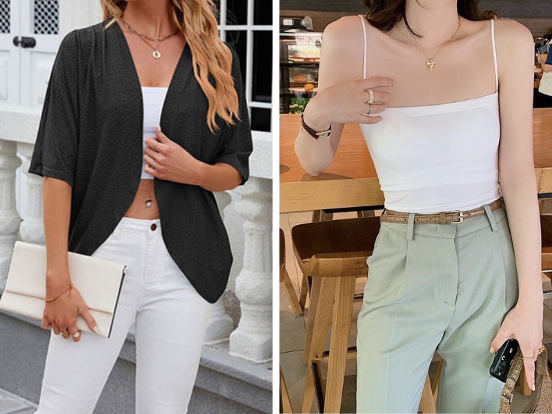 Open-Front Half-Sleeve Cardigan 🧥✨ – Minimalist Solid Colour, Lightweight, S-2XL