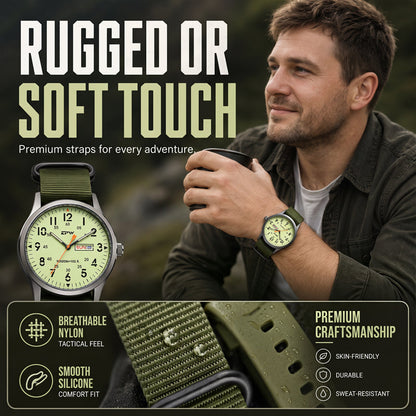 📢📢60% OFF !! ⏰Men's Quartz Watch with Luminous Display
