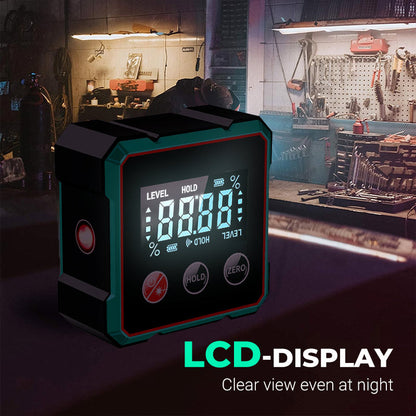 🔥HOT SALE (50% OFF)🔥4-Side Magnetic Digital Angle Gauge with Laser
