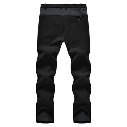 🏆LAST DAY SALE 50% OFF!!🔥Men's Waterproof Winter Trousers with Fleece Lining Cargo Pants