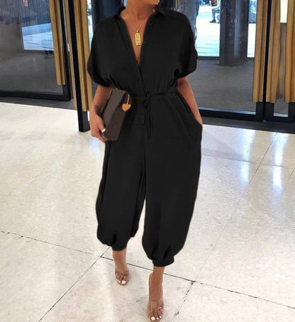 🔥49% OFF🔥NEW FASHION PLUS SIZE Casual Pocket Jumpsuit