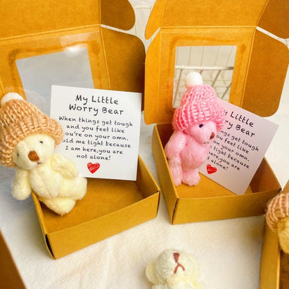 🐻Christmas Limited-Time Offer: 50% OFF!🎁Handmade Mini Plush Teddy Bear in Box
