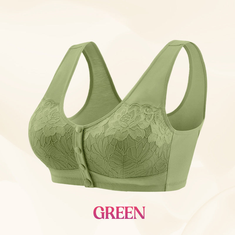 ⏳Limited-time 50% off⏰Comfortable Wireless Shaping Front-Fasten Bra👙