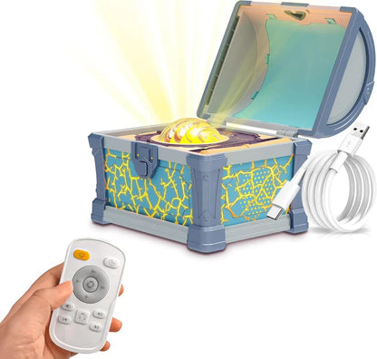 🎁Hot Sale Deals-Treasure Chest Projector Night Light✨