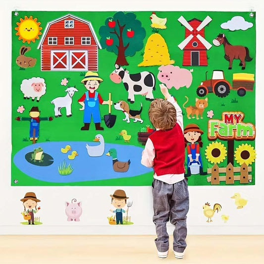 🎁Early Christmas Hot Sale 49% OFF🎅🎄Early Education Interactive Felt Board