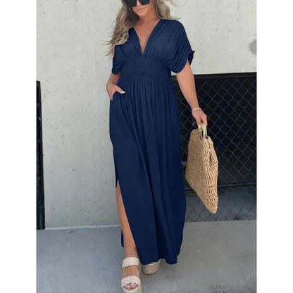 🔥Hot Sale 50% OFF💗New fashion Slit effortless long dress