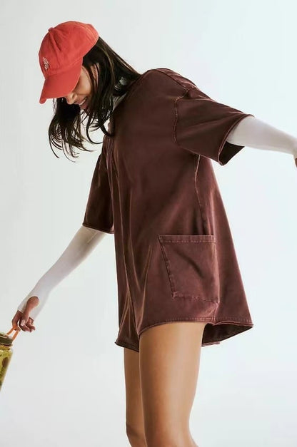Viral Oversized T-Shirt Romper