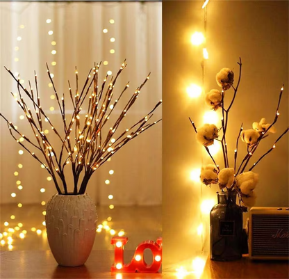 🎄Christmas Limited 50% OFF🎄Pousbo® LED Willow Branch Lights Battery-Powered Twig Light