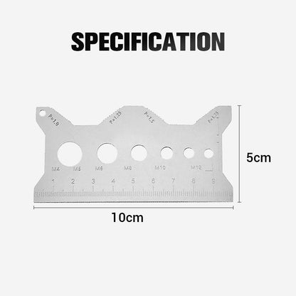 🔥For a limited time 24 hours 💥Hot Sale 58% off🎉Stainless Steel Double-Sided Bolt Gauge Card
