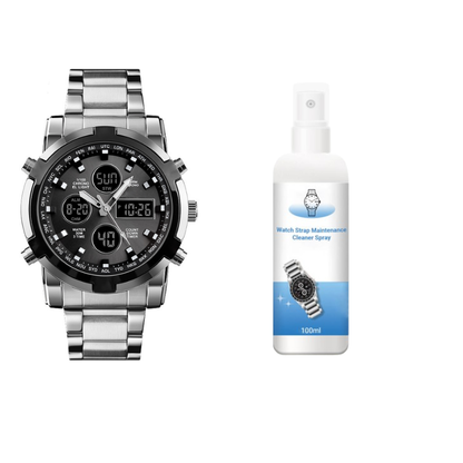 ⌚ 49% OFF NOW! 🪖 Men‘s Military Watch – Analog-Digital Display, Waterproof & Shock-Resistant 🛡️