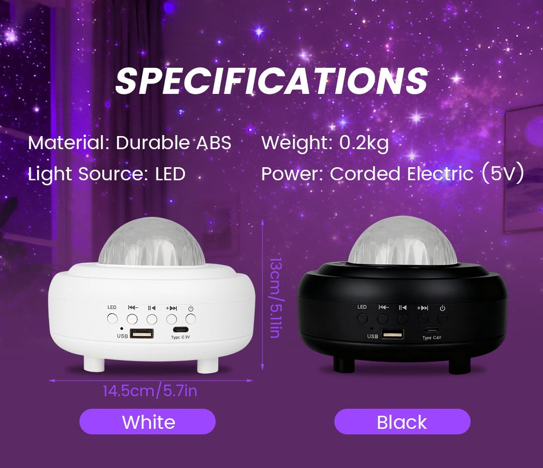 📢📢50 % OFF !!🎅 Northern Lights Aurora Projector – Enjoy the starry sky at home ✨