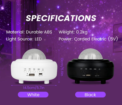 📢📢50 % OFF !!🎅 Northern Lights Aurora Projector – Enjoy the starry sky at home ✨