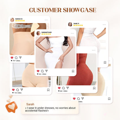 🔥Buy 1 Get 1 Free🌸Women's High-Waisted Ice Silk Tummy Control and Butt Lift Underwear