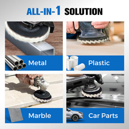 ✨ BUY 1 GET 1 FREE ! 🔧 Wool Felt Flap Polishing Disc – Easy to Use, Surface-Safe & Professional Finish 🧽