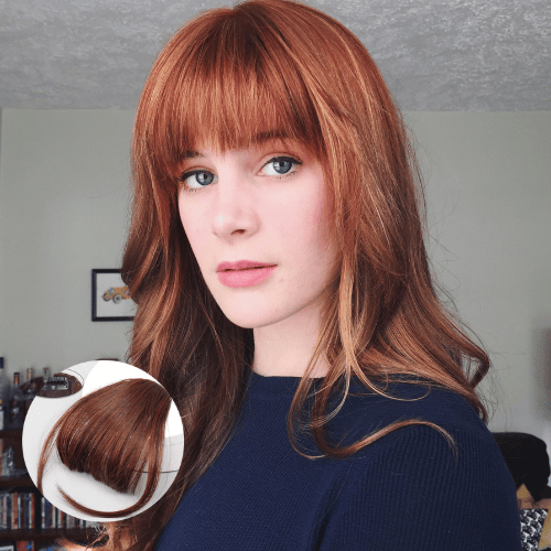🔥Last Day-Buy 1 Get 1 Free!🎁Clip in Bangs (High temperature filament)