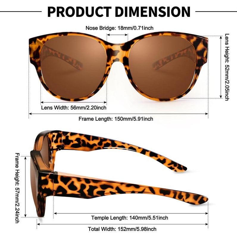 👓 50% OFF NOW! ⚡ Oversized Cat-Eye Sunglasses – Polarized UV400, Fit Over Glasses & Fashion-Forward Design for Women ✨