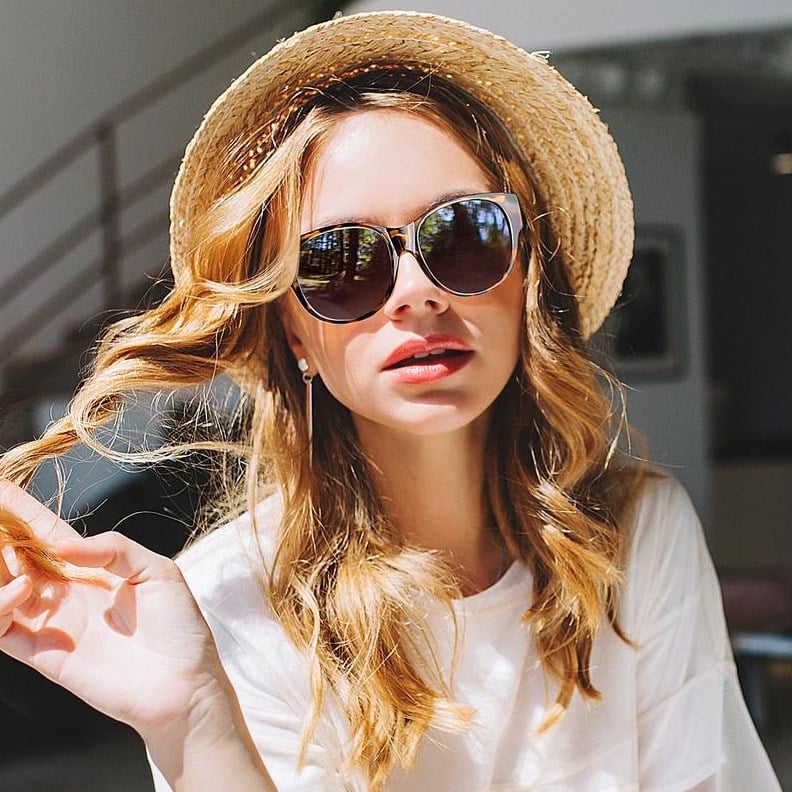 New Oversized Cat Eye Sunglasses Polarized UV400 Protection